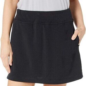 PGA TOUR Women's Pull-on Knit Golf Skort with Tummy Control Small Black NWT